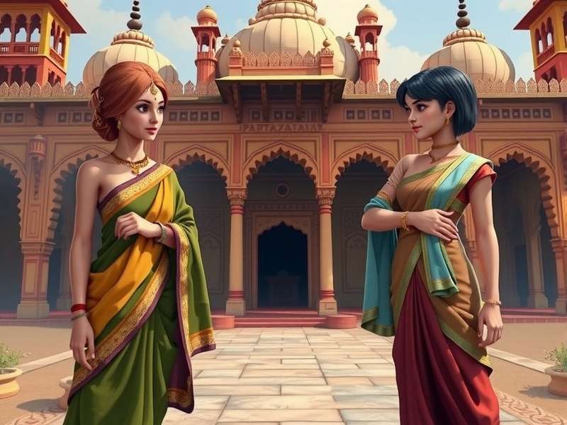 Vadodara Palace Puzzle Gameplay Scene